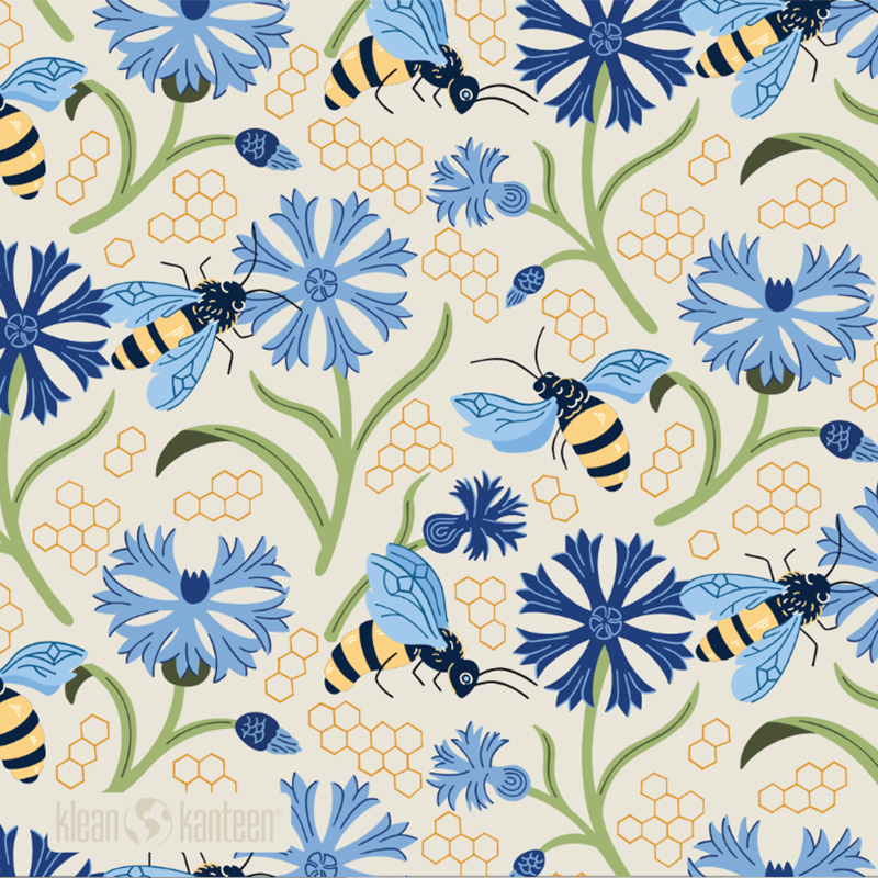 16oz TKWide with Cafe - Honey Bees